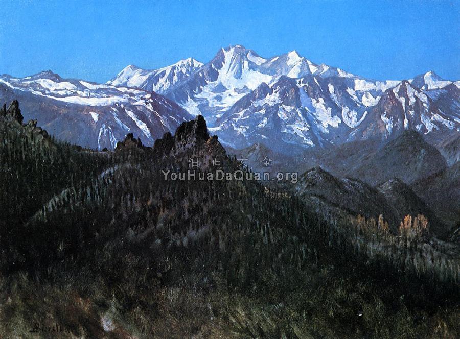 Sierra Nevada aka From the Head of the Carson River - 阿尔伯特·比尔施塔特